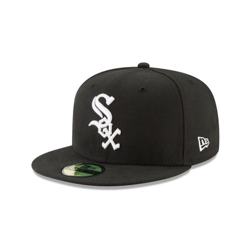 MLB Chicago White Sox Authentic Collection 59Fifty Fitted (ULU7132) - Black New Era Caps